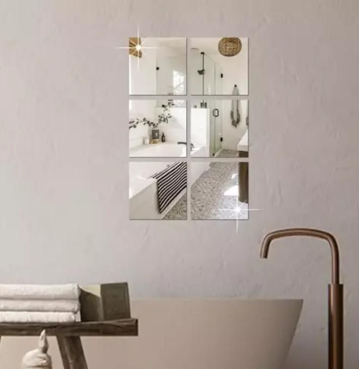 3D Acrylic Mirror Wall Stickers