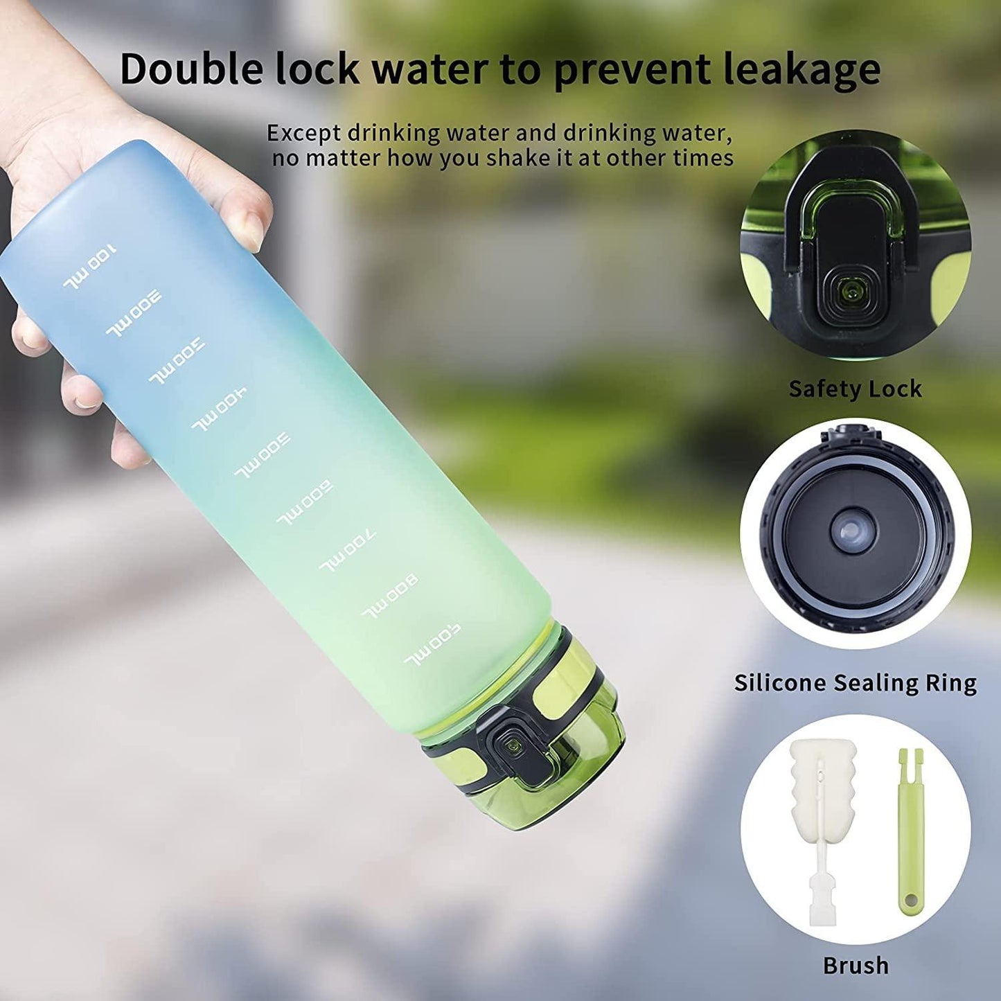 Sport Print Water Bottle